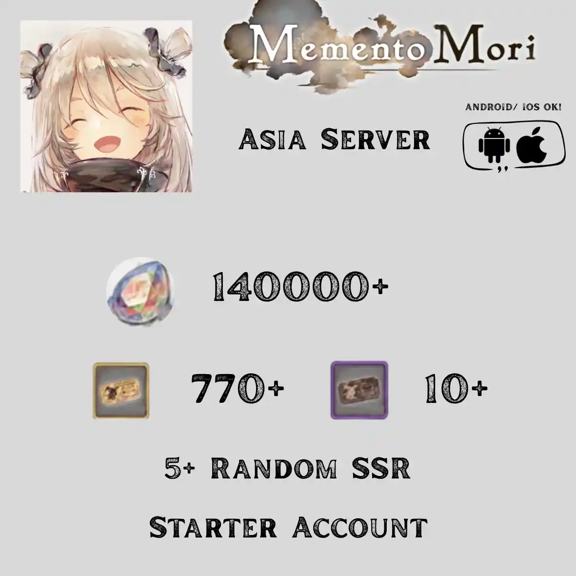 MementoMori Asia Server | No 1