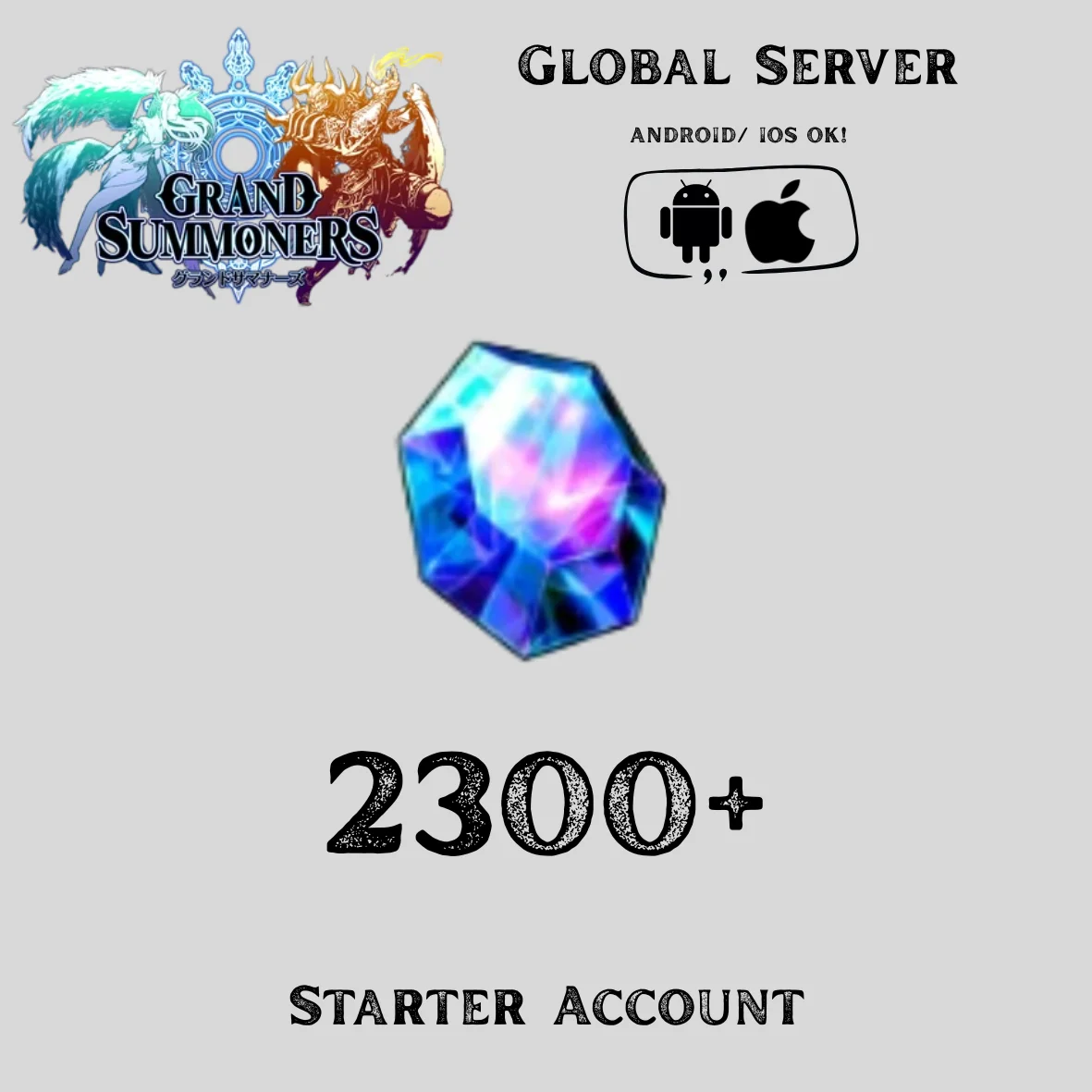 Global Server Premium | Starter Account Gems Only
