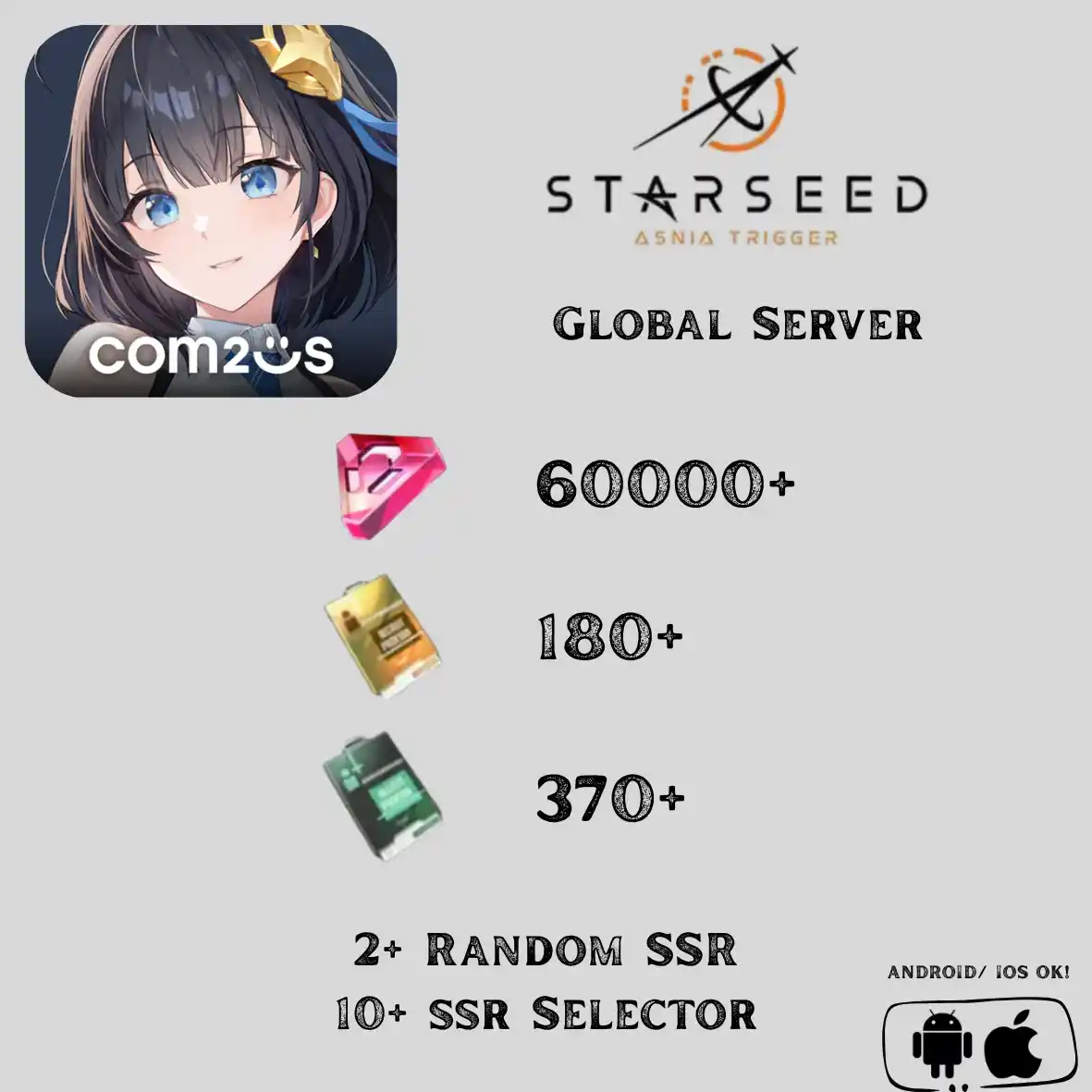 Starseed Asnia Trigger Global Server | No 1