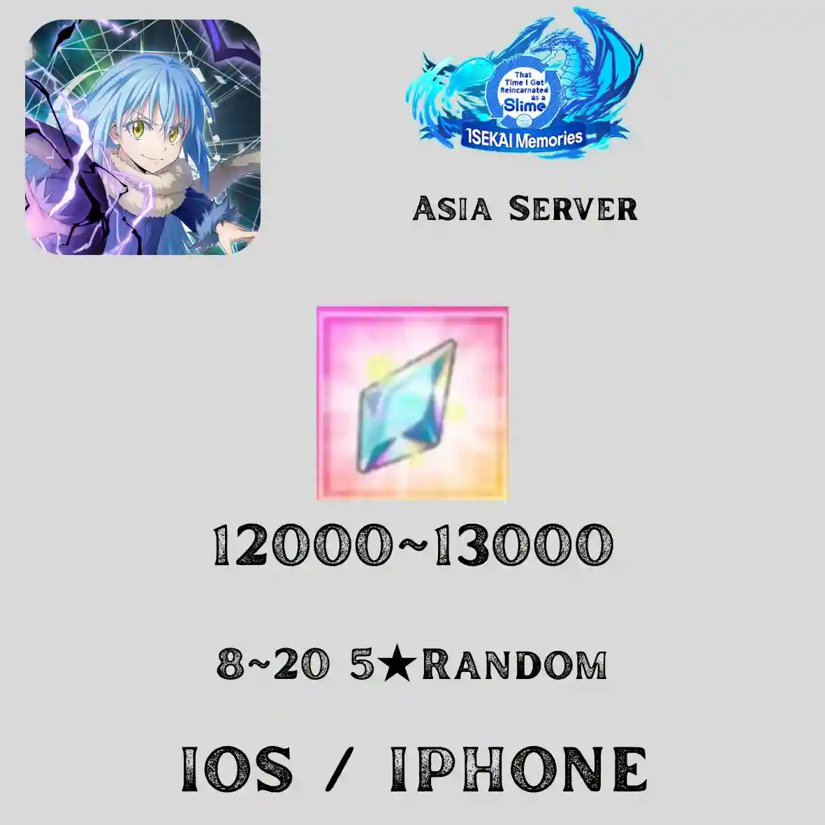 Khusus iOS/Iphone | 12000~13000 MC