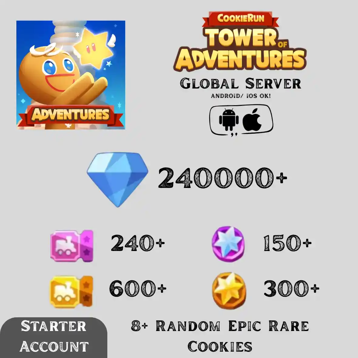 Global Server | 8+ Epic Rare Cookies