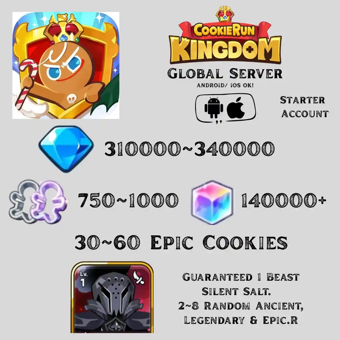 Dark Cacao Server | 310~340K DM, 1 Beast : Silent Salt